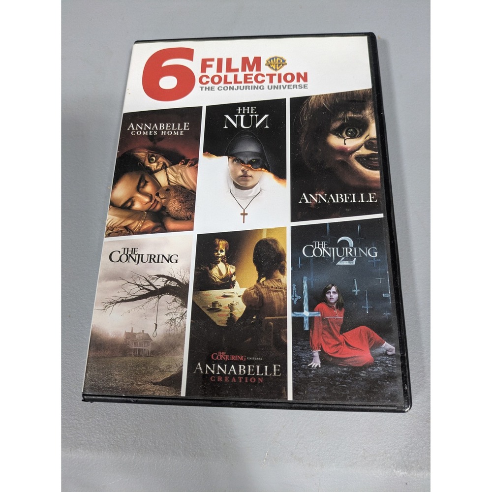 The Conjuring Universe 6-Film Collection DVD Annabelle The Nun Horror Movies